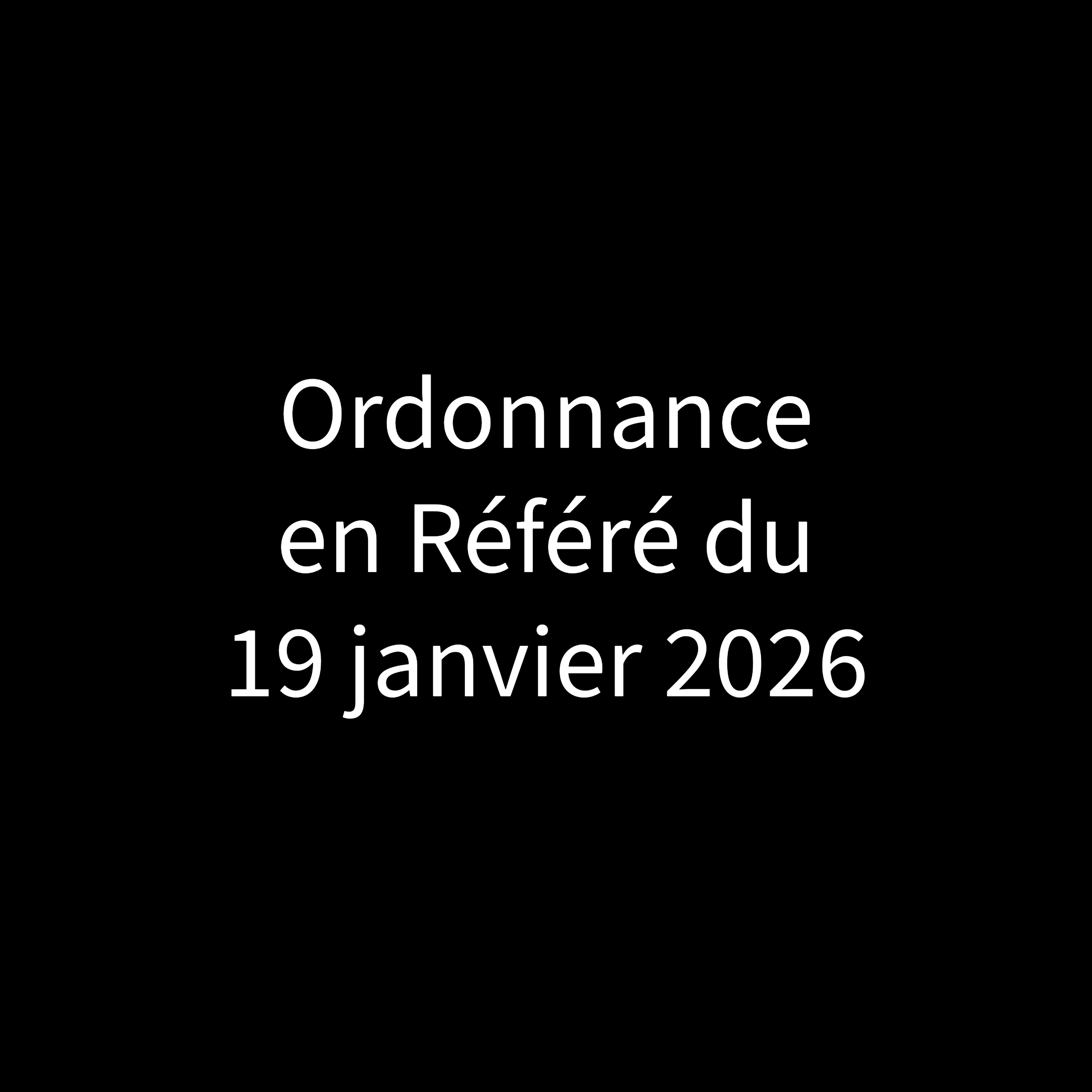 ordonnance